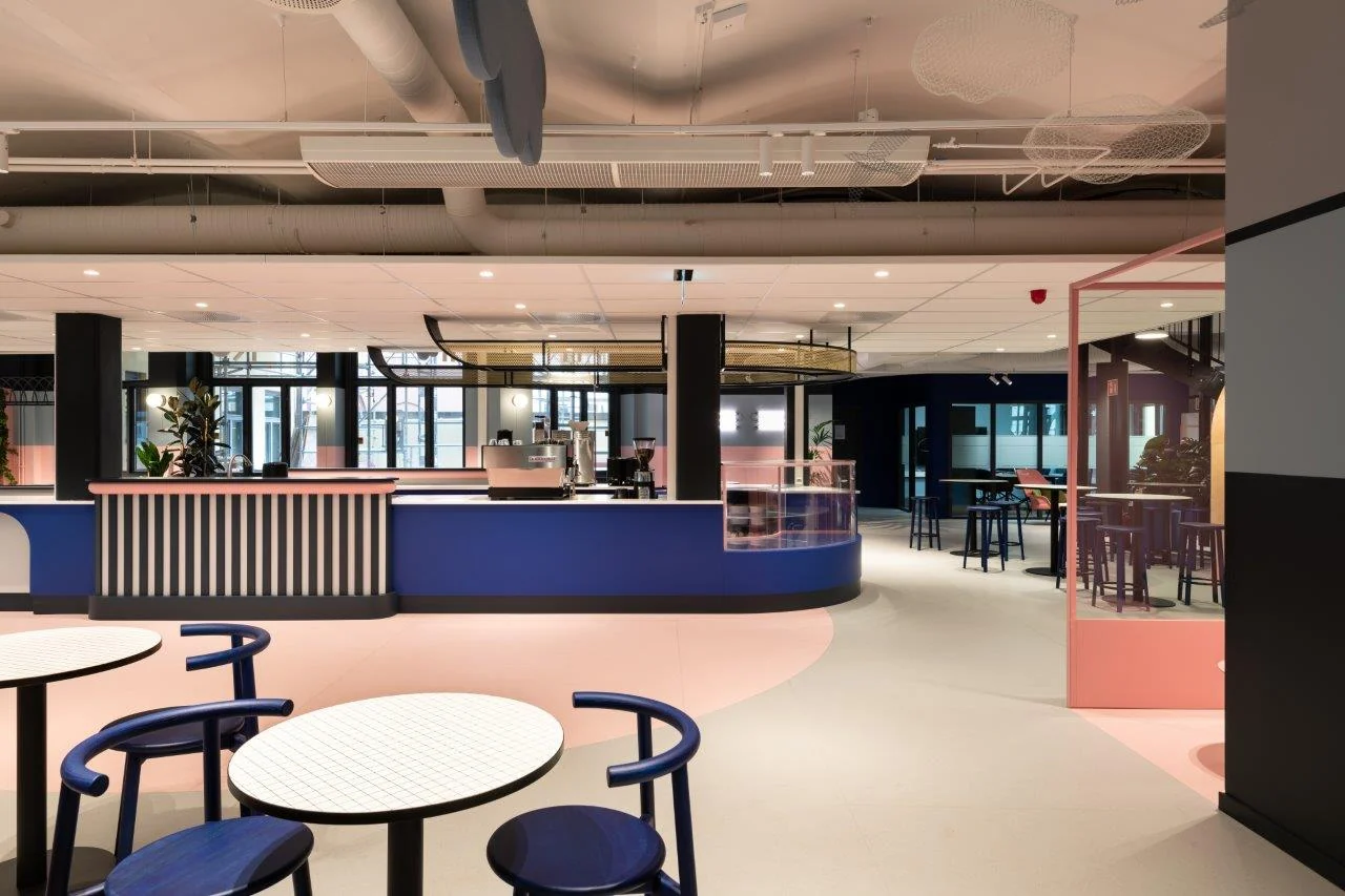 Kantine og kaffebar i FINNs lokaler i Grensen 5-7